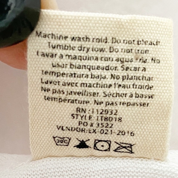 MIAMI BEACH White Graphic Racerback Tank Medium - Picture 6 of 6